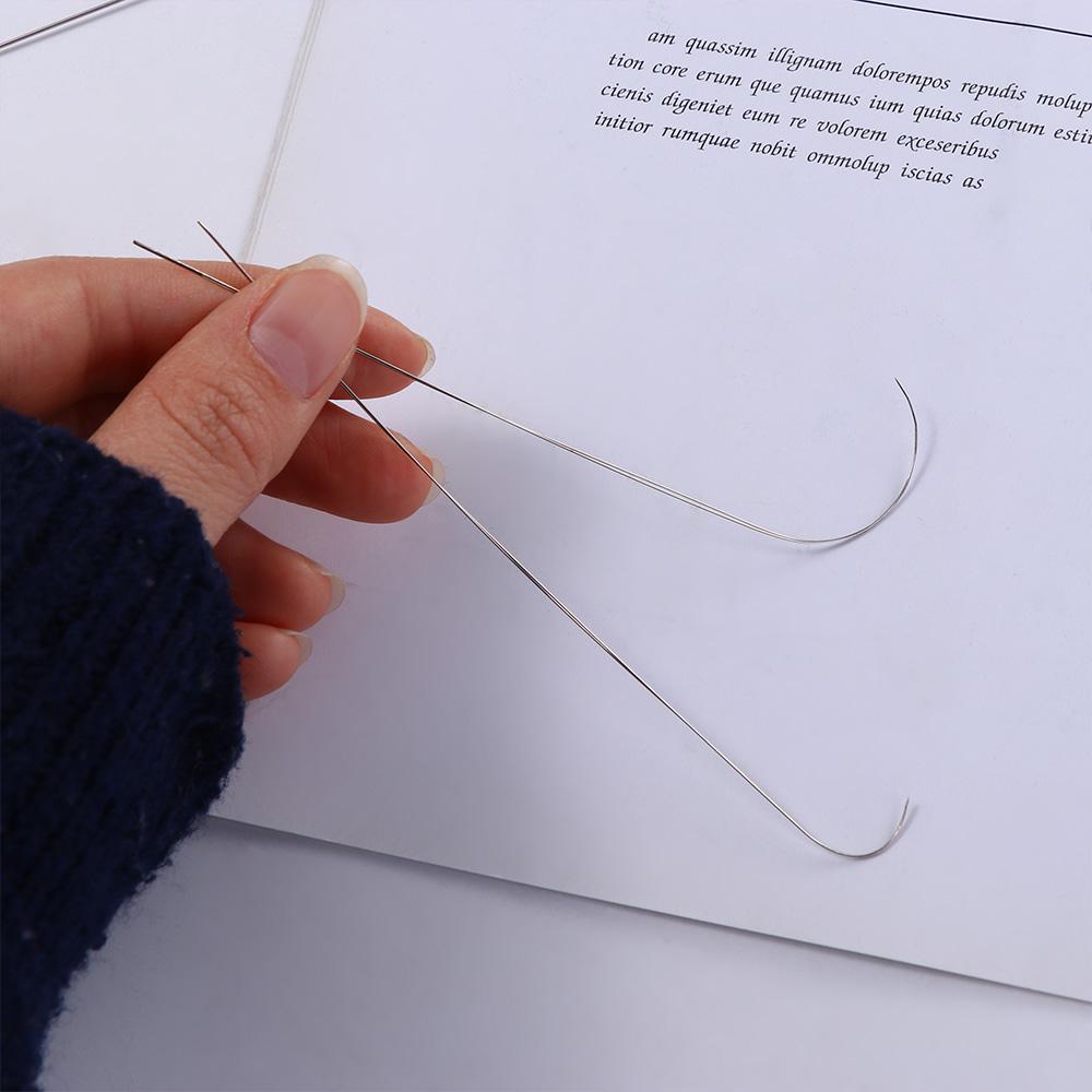 For Jewelry Making Crafts Thin Bead Needles Curved Beading Needles DIY Accessories Sewing Tools