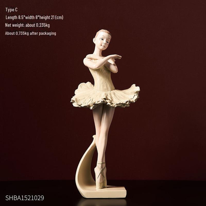 

Элегантная статуэтка балерины - современный декор для гостиной или винного шкафа