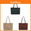 Cordtasche für Damen Große Kapazität Stilvolle Lässige Handtasche Für den Täglichen Gebrauch
