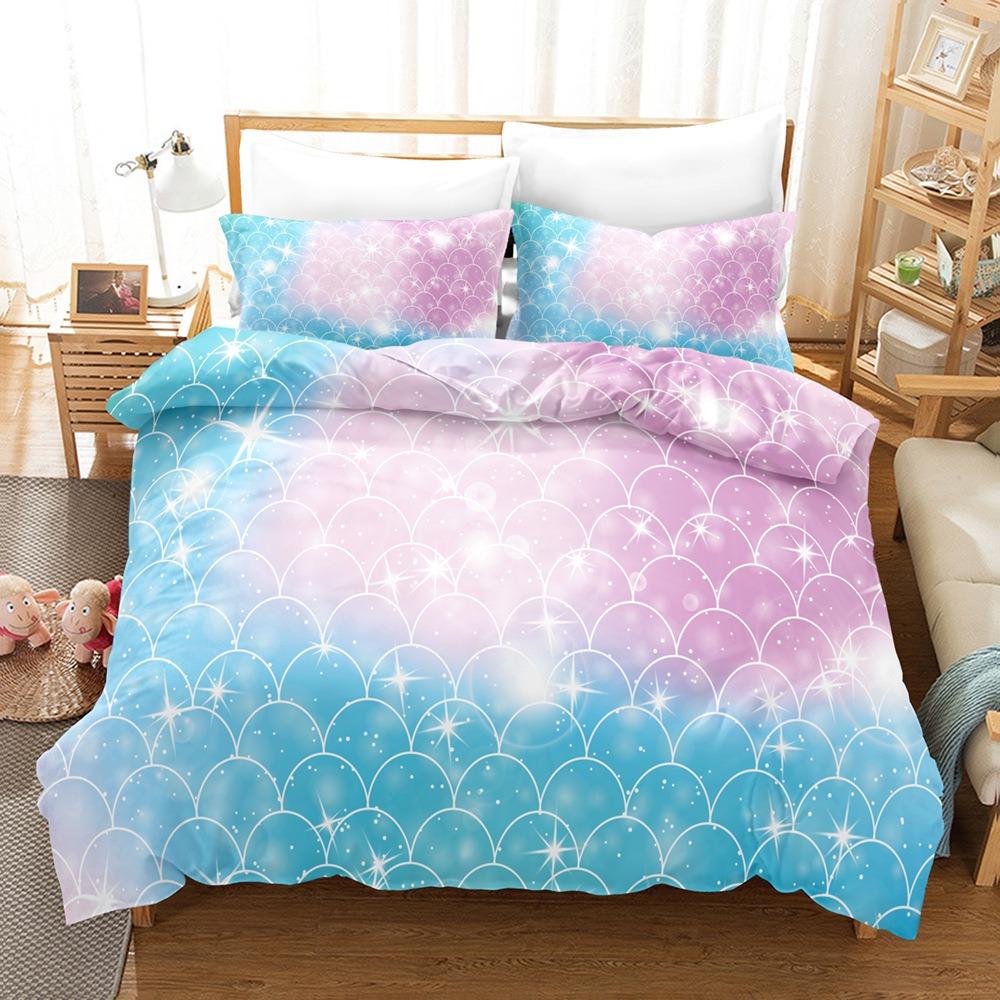 Art Design Bedding Sets Comforter Quilt Bed Cover Duvet Cover Pillow Case 2-3 Pieces Sets Kids Adult Size Home Decoration