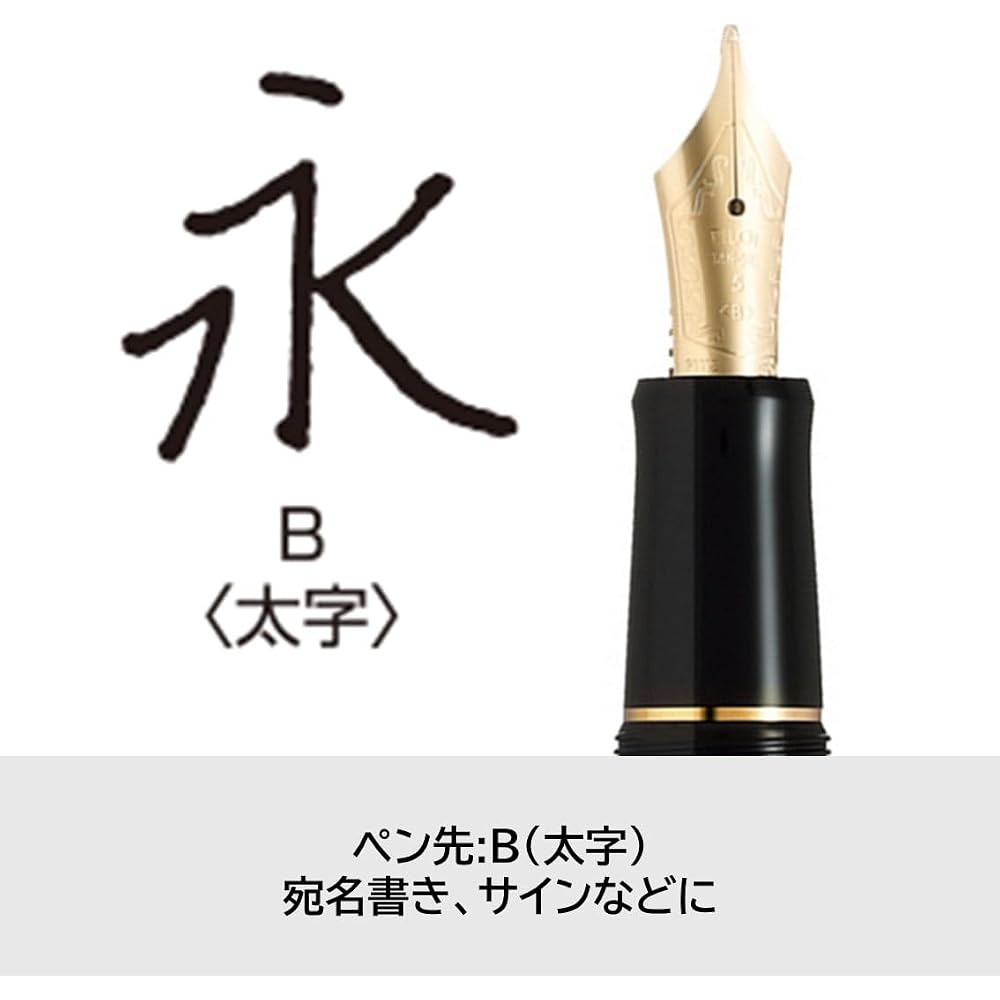 PILOT Custom 74 B Broad (Bold) Dark Blue Black FKKN12SRDLB Nib 14K Pilot