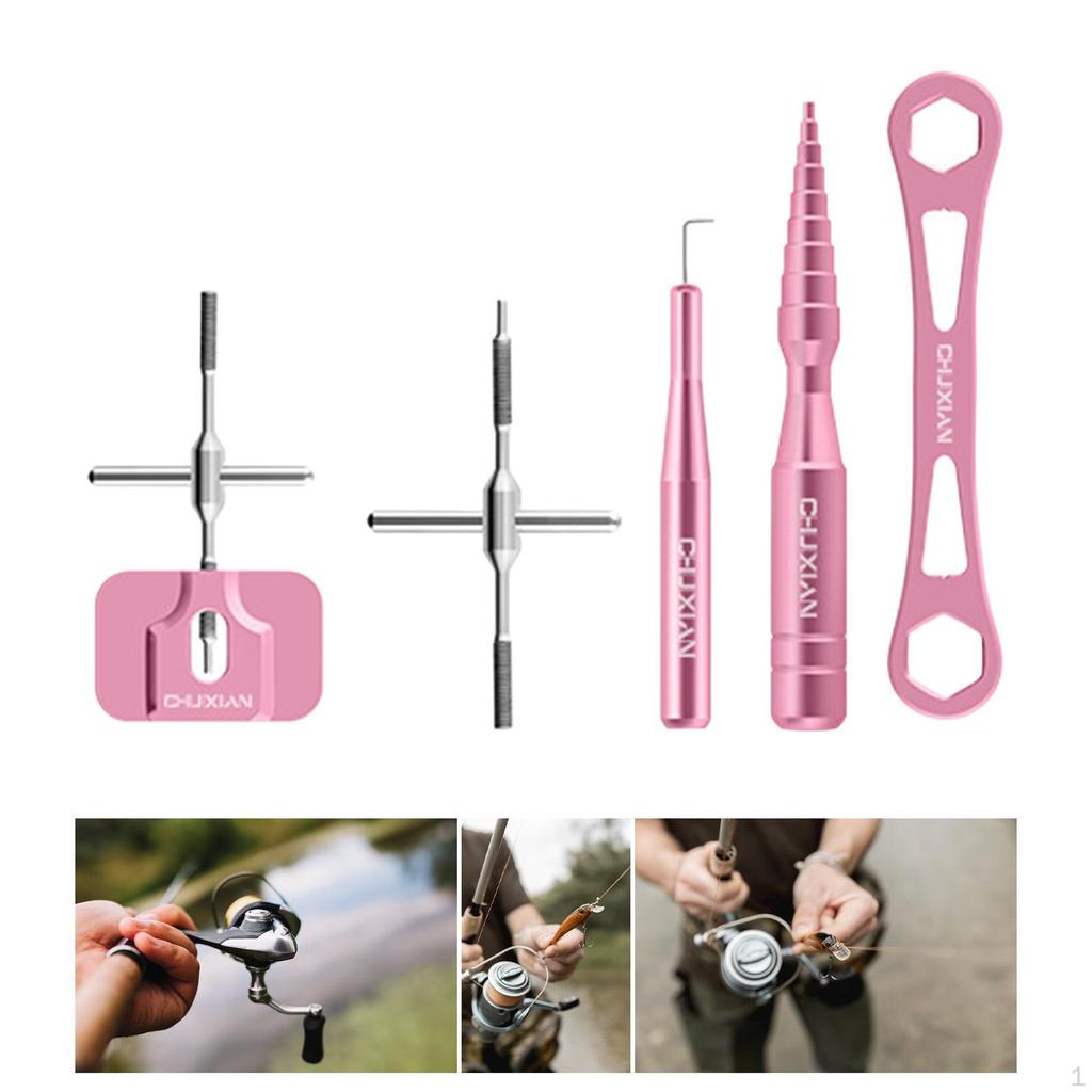 -Accessories -Maintenance Tool Trapezoidal Cone Handheld -Nut -Wrench -Remover for Bait Reels