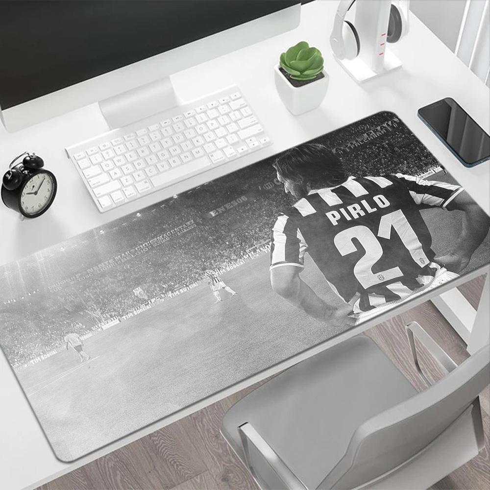 Juventus Pirlo Legacy Large Mouse Pad Keyboard Pad Computer Desk Mat Non-Slip Rubber Base Suitable for Office Gaming PC Laptop