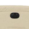 Electric Recliner Chair Cream Fabric