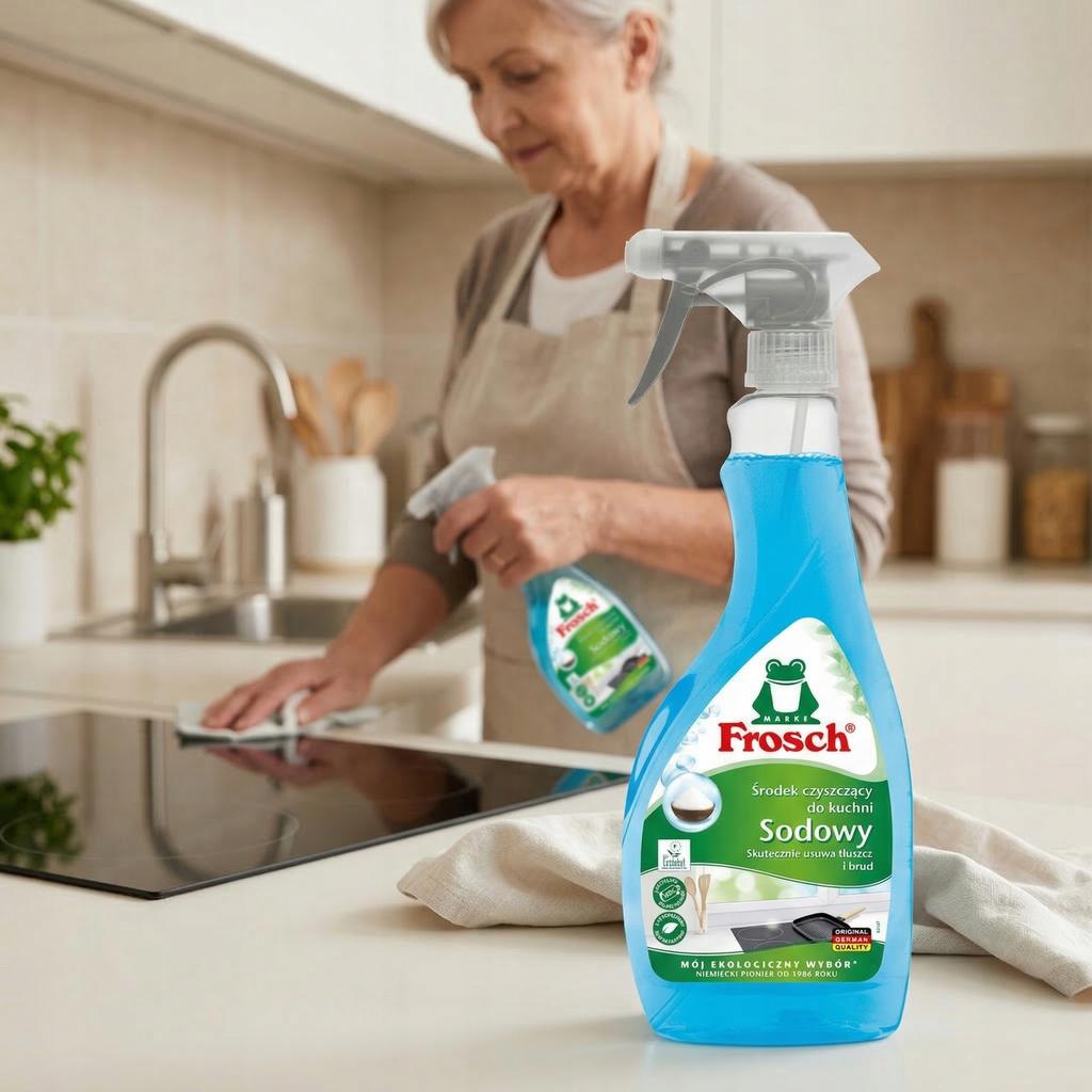 Frosch Środek Czyszczący Do Kuchni Sodowy Na Tłuszcz I Brud 500Ml
