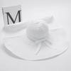 WTEMPO Cappelli da Sole Pieghevoli da Donna per Primavera Estate, a Tesa Larga, per Vacanze, Viaggi, Spiaggia, Traspiranti, con Fiocco