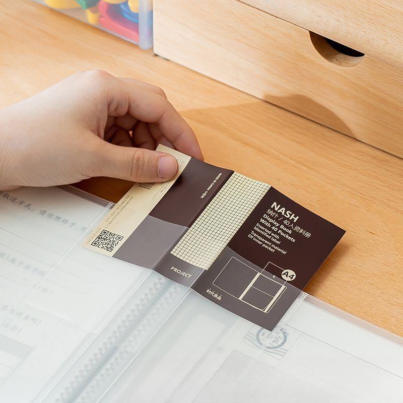 A4 Multifunctional Document and Material Test Paper Folder, Student Specific ID Storage Spectrum Folder
