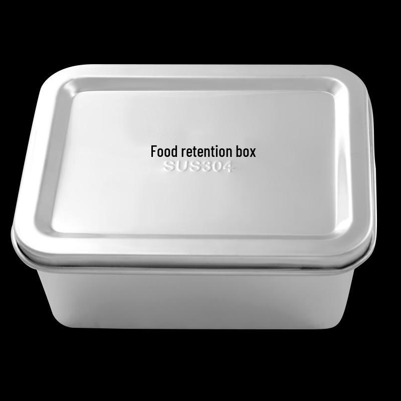 304 Edelstahl Quadratische Lebensmittelaufbewahrungsbehälter Set