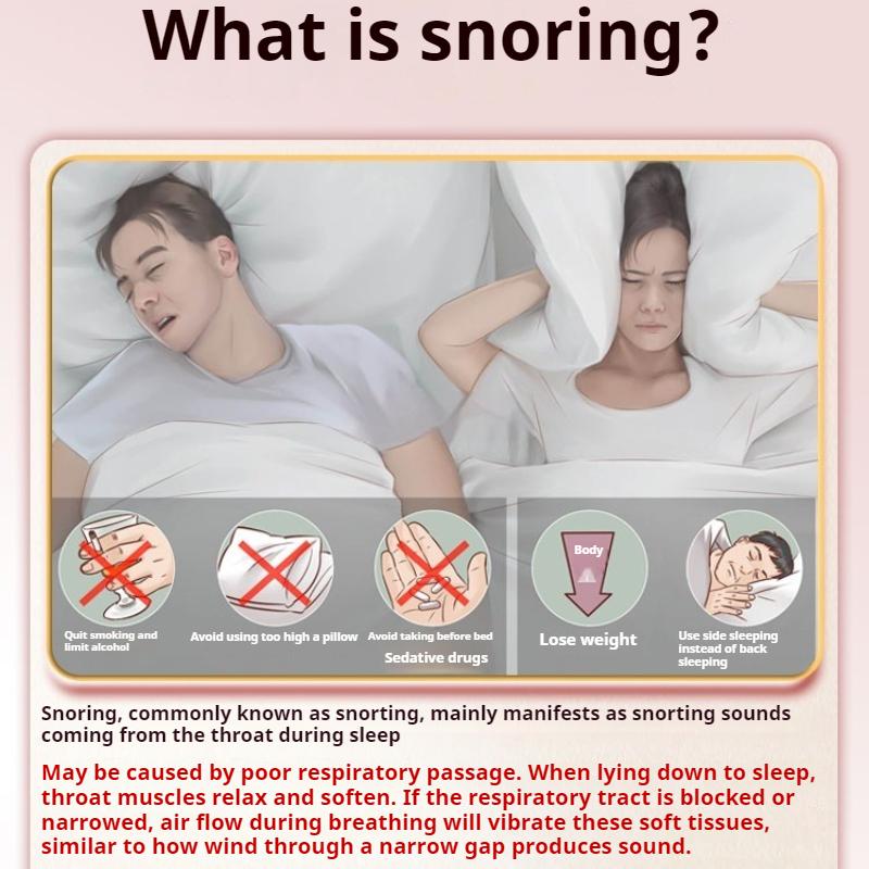 Genuine Anti-snoring Device for Snoring, Special Sticker for Women and Men Sleeping with Severe Snoring