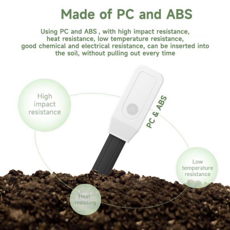 Wireless Plant Soil Sensors With High Precisions Measurement Temperature Humidity Fertility Light Tester for Home Garden