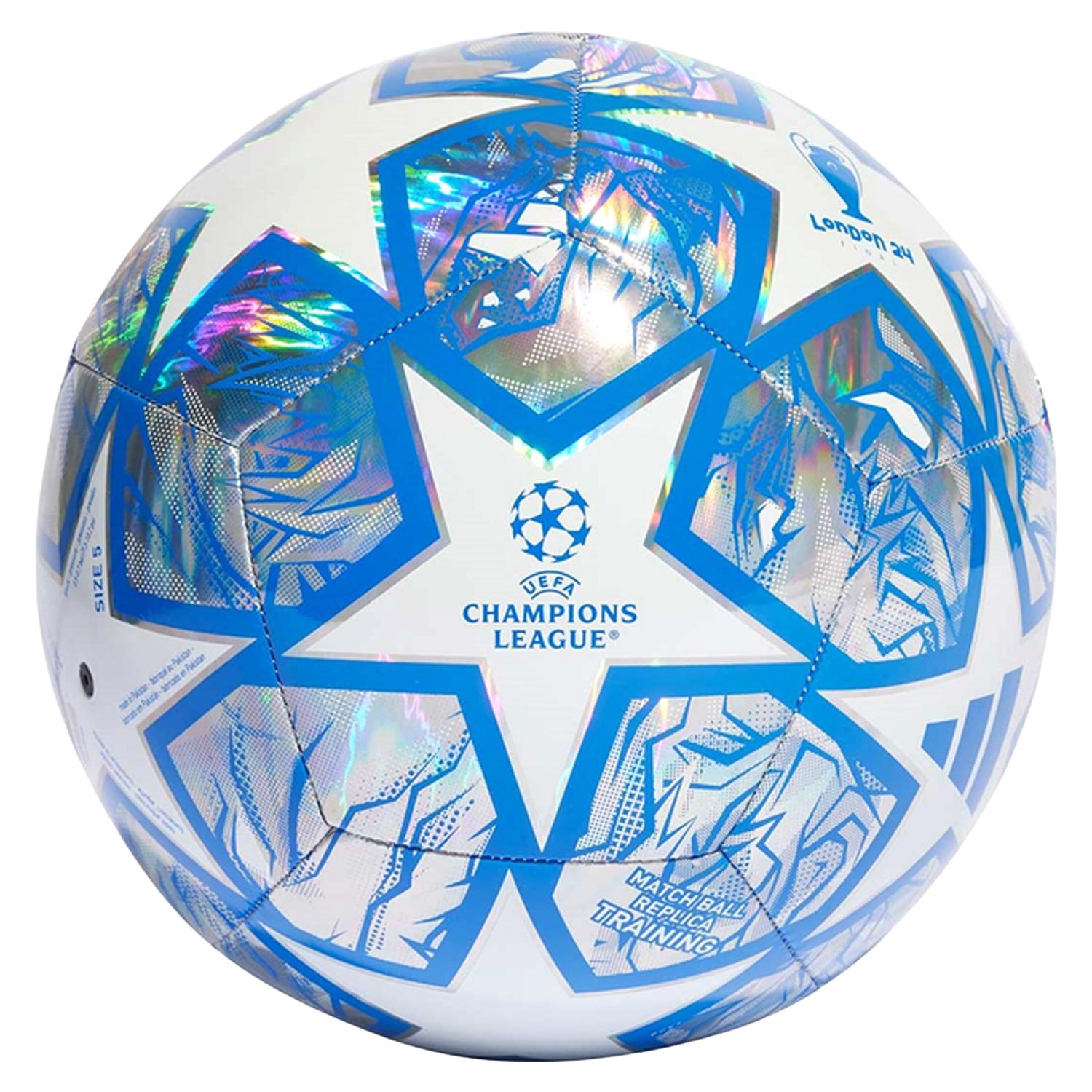 UCL Training Football 5 sudrabs/balts