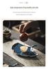 Retro Zen Chinese Ceramic Plate for Tea, Dessert, Snacks, and Nuts - Ideal for Wedding Table Settings