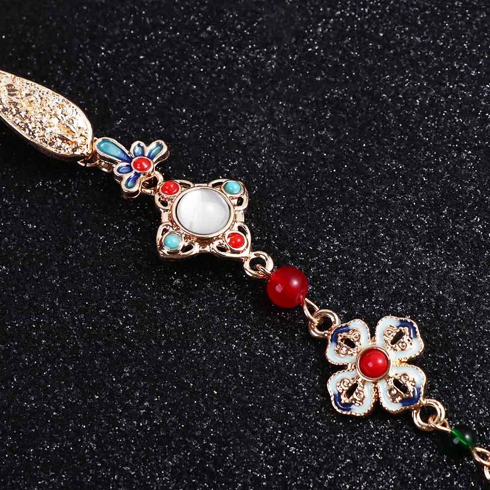 Accessories Metal Collar Pins Cheongsam Pin Accessories Tassel Brooches Antique Fan Pendant