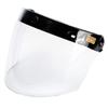 Blesiya Retro Open Face Windshield Retro 3 Snap Helmet Visor Windshield Lens Universal - Clear