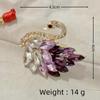 Swan Brooch: Elegant High-Quality Lapel Pin for Women