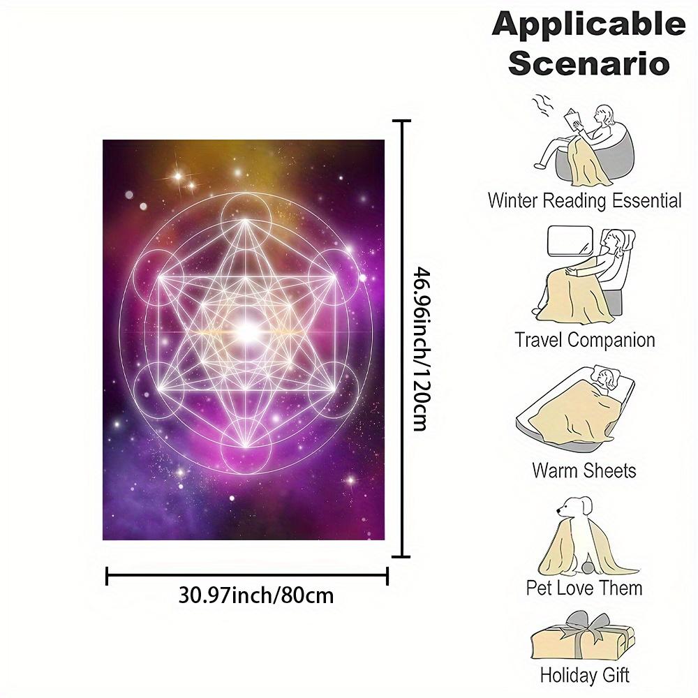 Metatron Würfel Galaxie Druck Decke Vier Jahreszeiten Universell Büro Zuhause Geschenk