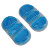 2Pcs Gel Ice Pack Reusable Hot Cold Compress Discomfort Relief Ice Pack for Home Outdoor Blue