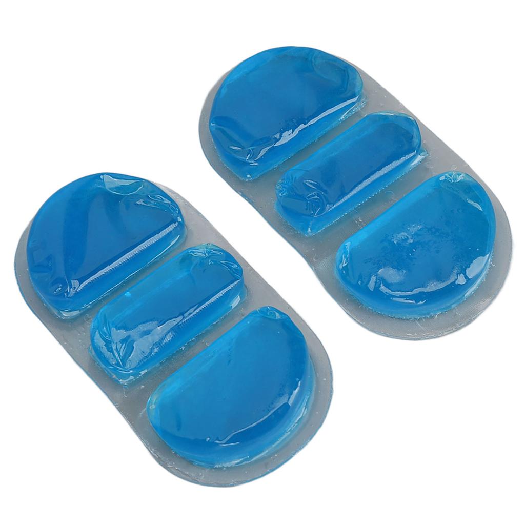 2Pcs Gel Ice Pack Reusable Hot Cold Compress Discomfort Relief Ice Pack for Home Outdoor Blue
