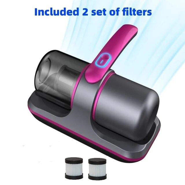 New Wireless Mattress Vacuum Cleaner Cordless Handheld UV-C Bed Dust Remover Indepth Cleaning Sofa Specialist 12Kpa Powerful Suction