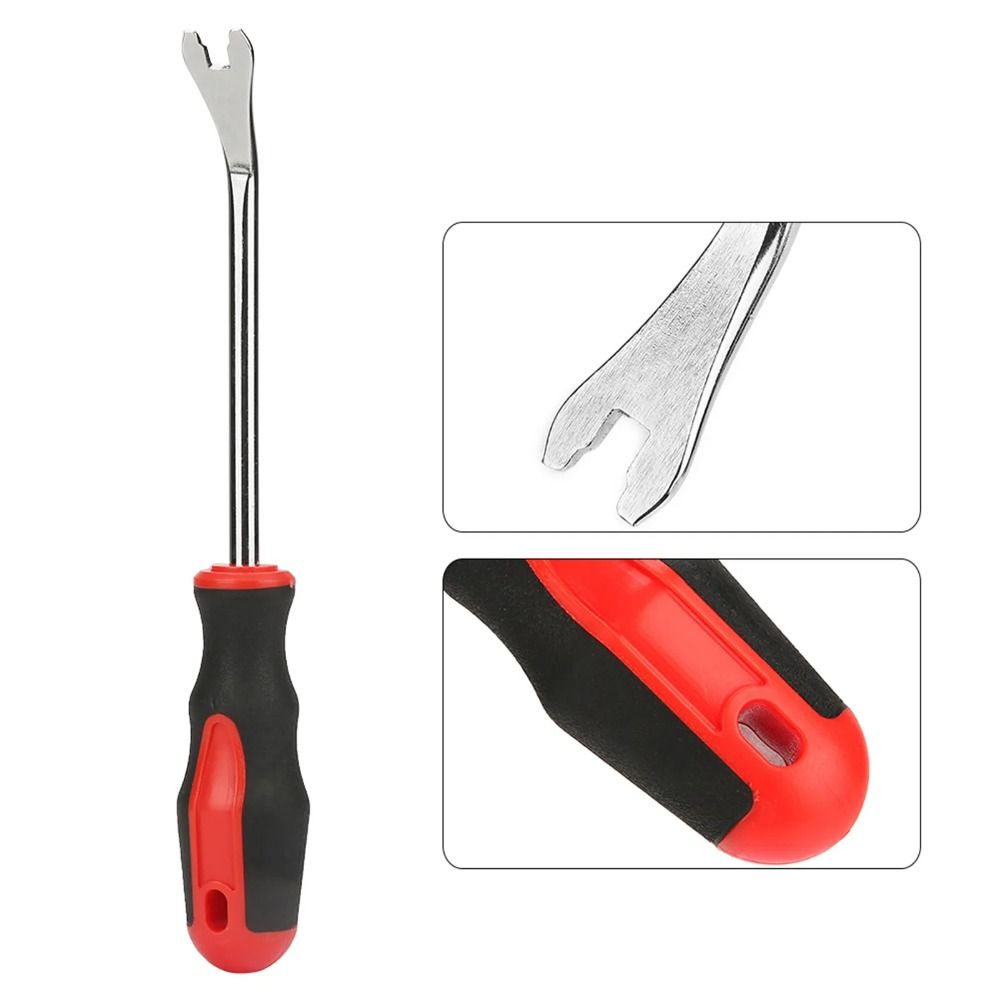 Chrome Vanadium Steel Car Door Panel Fastener Nail Puller Fastener Screwdriver  Open Pry Tool