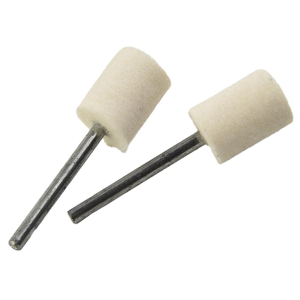 Glass Grinding heads Polisher Rotary tools Wool Buffing Wheels Mandrel