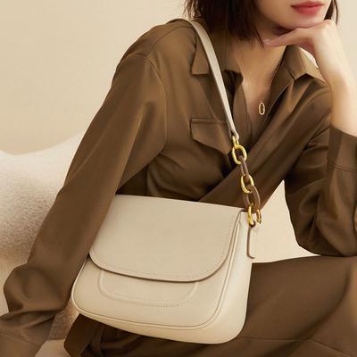 Trendy Single-shoulder Bag Cowhide Underarm Bag Fashionable and Versatile Crossbody Handbag