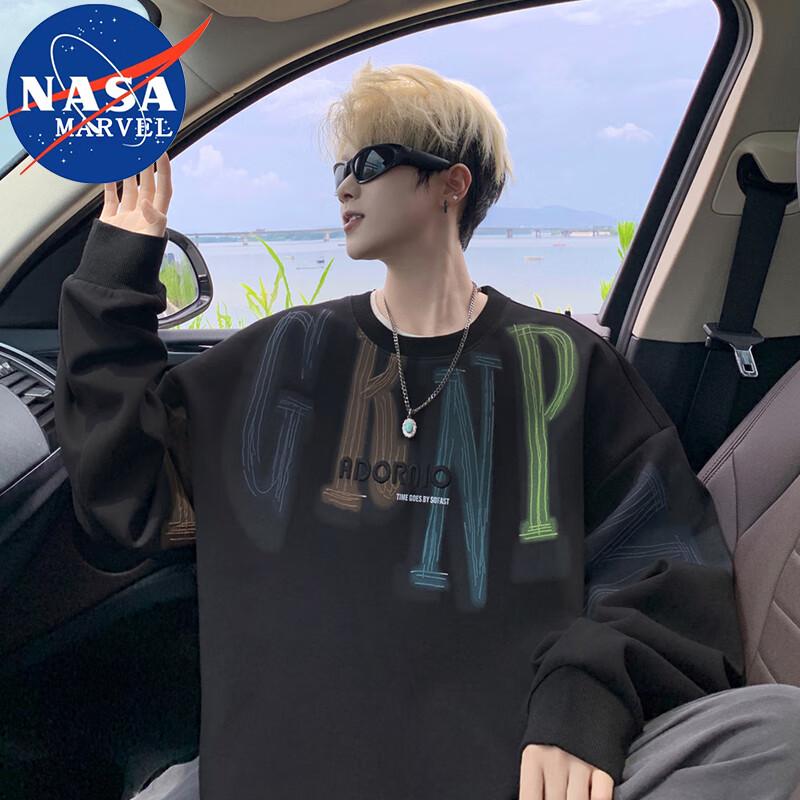 

NASA MARVEL Men s Crewneck Pullover Sweatshirt 3XL