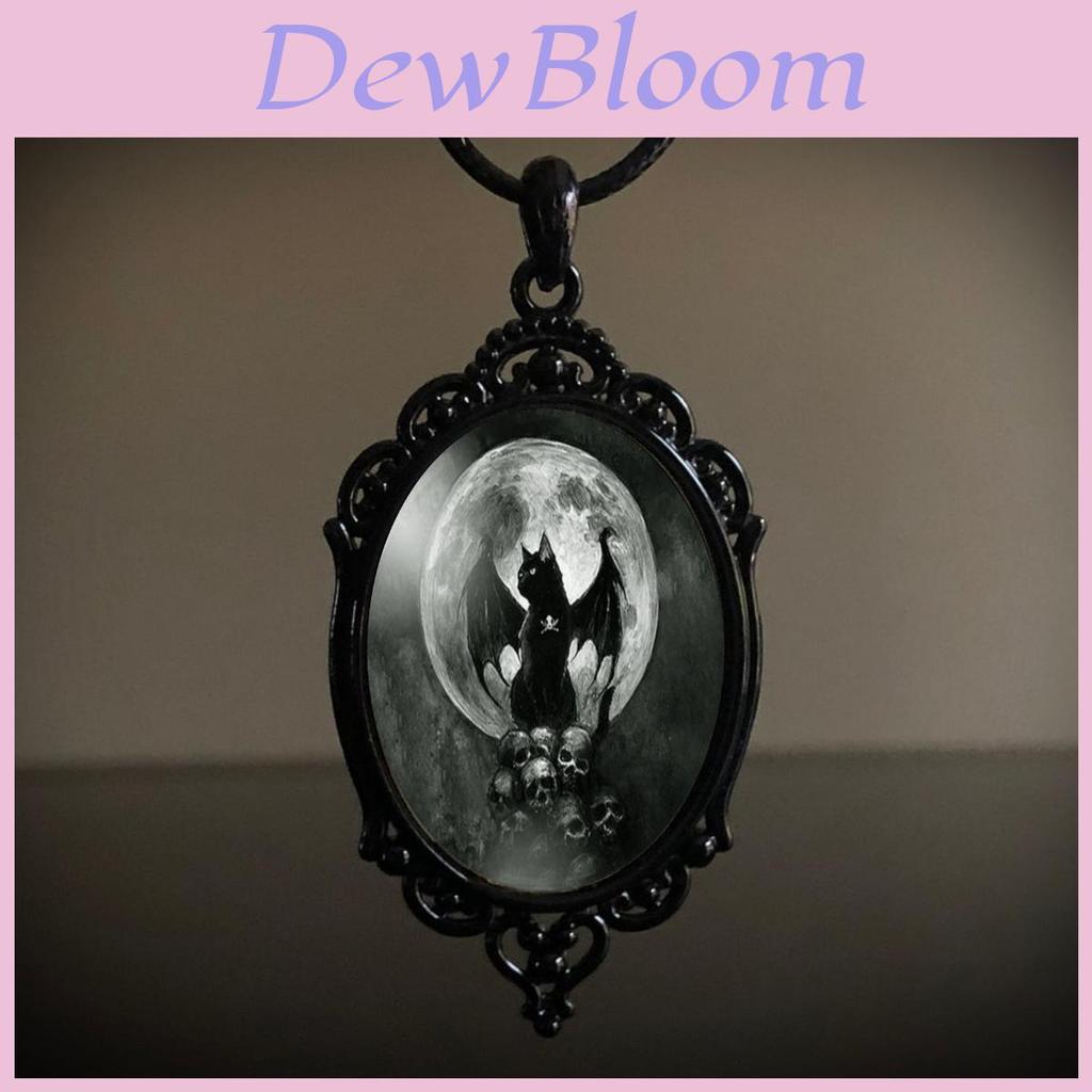 Gothic Punk Resin Pendant Necklace With Animal Charm For Women Autumn Winter Fashion