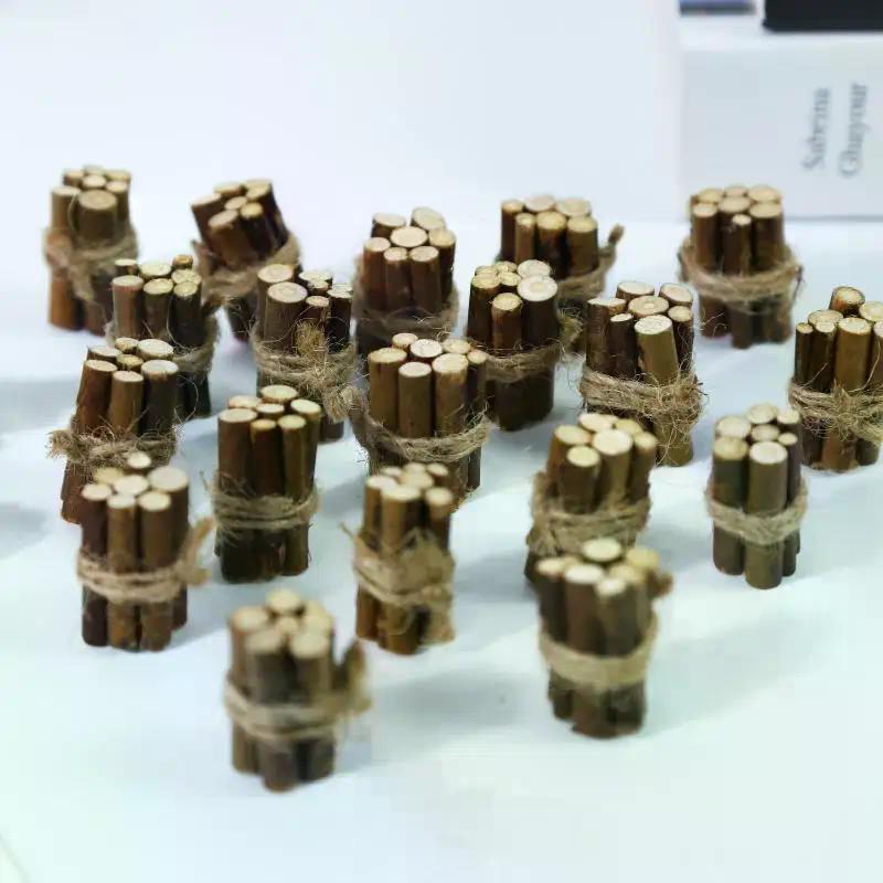 1/3/5Pcs Miniature Firewood Pile Set Dollhouse Simulation Wood Model Creative Kitchen Toys Home Decoration