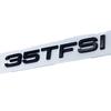 Flat Letter 3D ABS Logo For 4JHGE A3 S3 2.0TDI 35TFSI 40TFSI 45TFSI Car Trunk Lid Badge Logo Sticker Bright Chrome Black