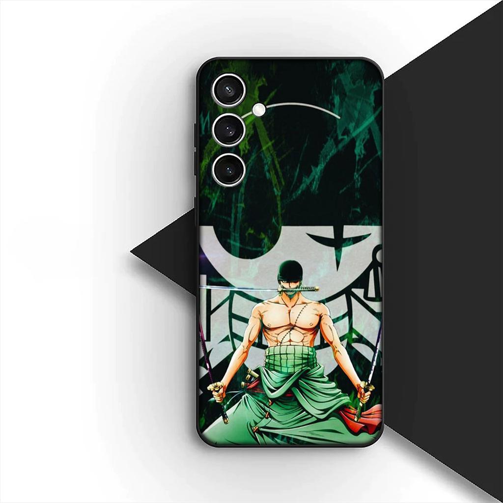 Cover for Samsung Galaxy S20 S22 S21 FE Ultra Plus A07 A17 A15 A16 A25 A57 A37 Phone Case Roronoa Zoro One Luffy Pieces Sanji