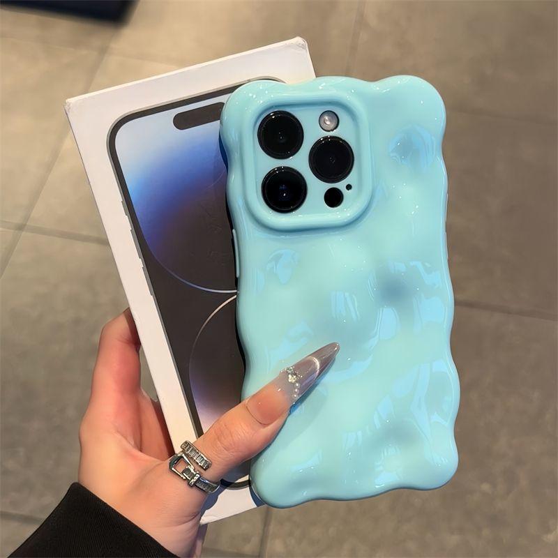 

Dopamine Puff Cloud Case Is A Simple and Creative Protective Case for Iphone16promax and IPhone 15 Apple 16PLUS