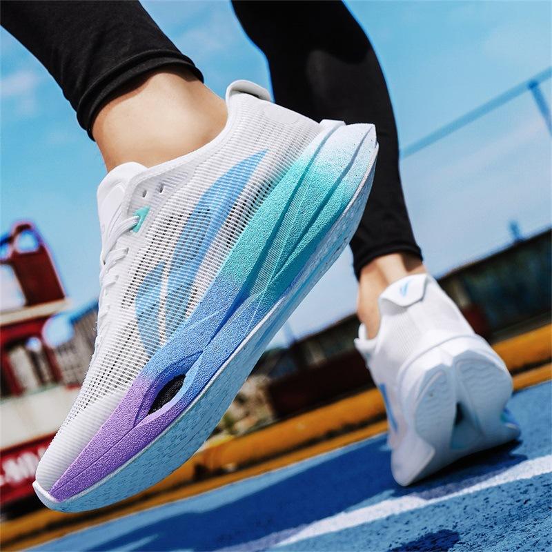 2025 New Men's and Women's Professional Running Shoes Children's Shock Absorption and Rebound Racing Shoes Youth Couple Running Shoes
