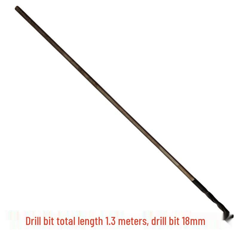 Extended Woodworking Drill Bit Template & Connection Rod for Hole Enlargement