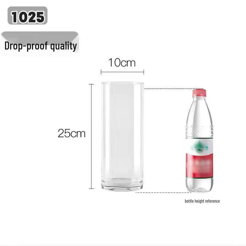 ZISIZ Transparent Acrylic Floral Conditioning Bucket