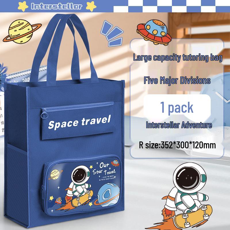Baiyi Large Capacity Canvas Art Bag for Primary Students