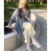 Oatmeal Woolen Coat: 2025 Autumn/Winter Korean Style Loose Mid-Length Bestseller Jacket
