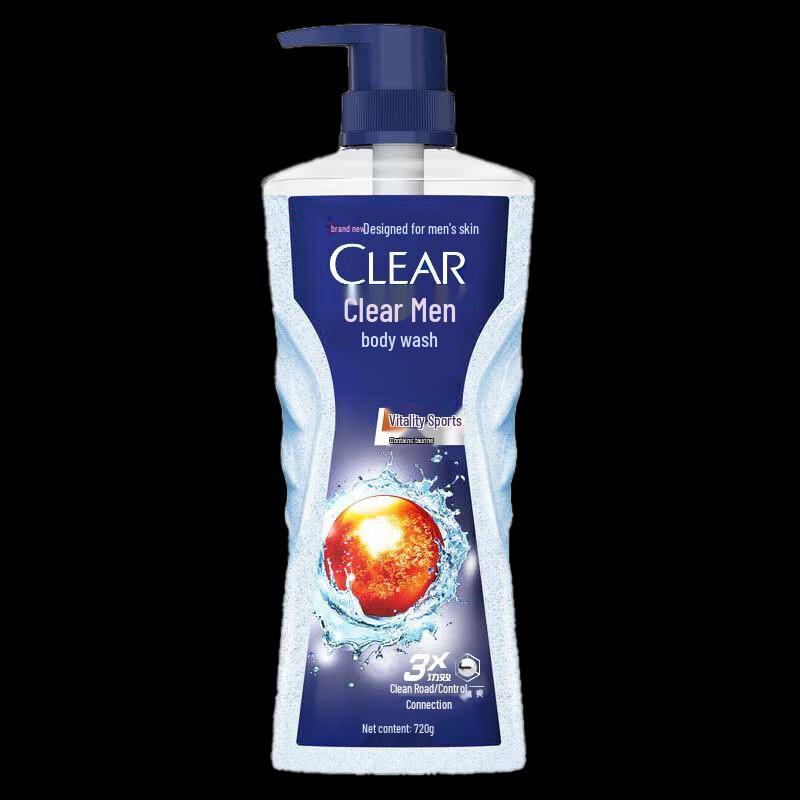 CLEAR Men's Active Sport Anti-Dandruff Oil Control Shower Gel (Value Pack)