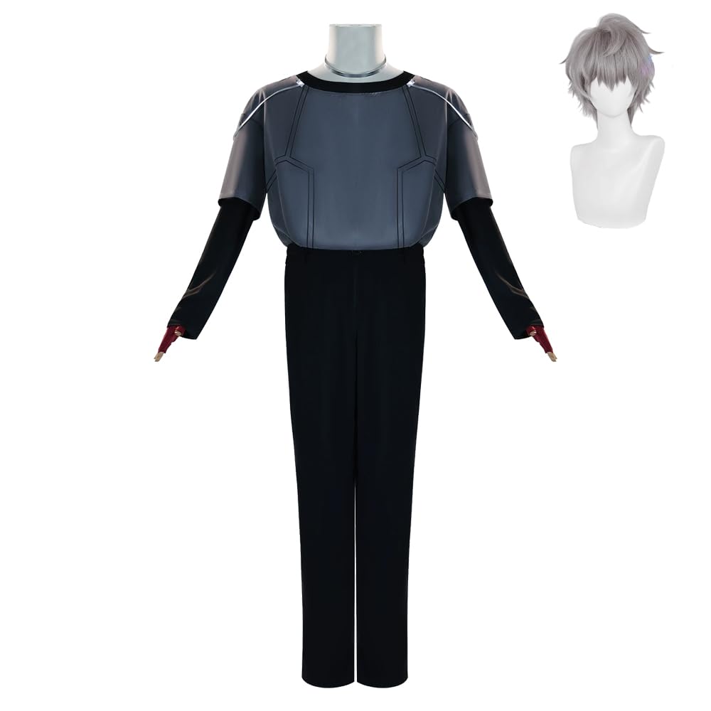 NEATMOA Alien Stage Cosplay Costume, Elegant Edition for Till, School Festivals, Cultural Festivals, Photoshoots, Halloween Parties (Gray, Size S)