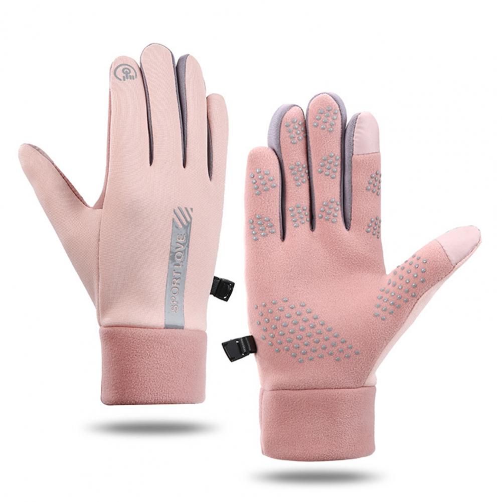 Ridding Gloves 1 Pair Chic Full Fingers Soft  Camping Skating Ridding Gloves for Adult