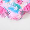 Girls Summer Swim Set Fish Scale Sleeveless Top Bikini Bottom 3PCS Beach Outfit