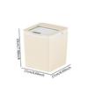 Automatic Garbage Bin Sensor Lid Mini Smart Trash Can Sturdy Plastic Covered Waste Container for Home Office
