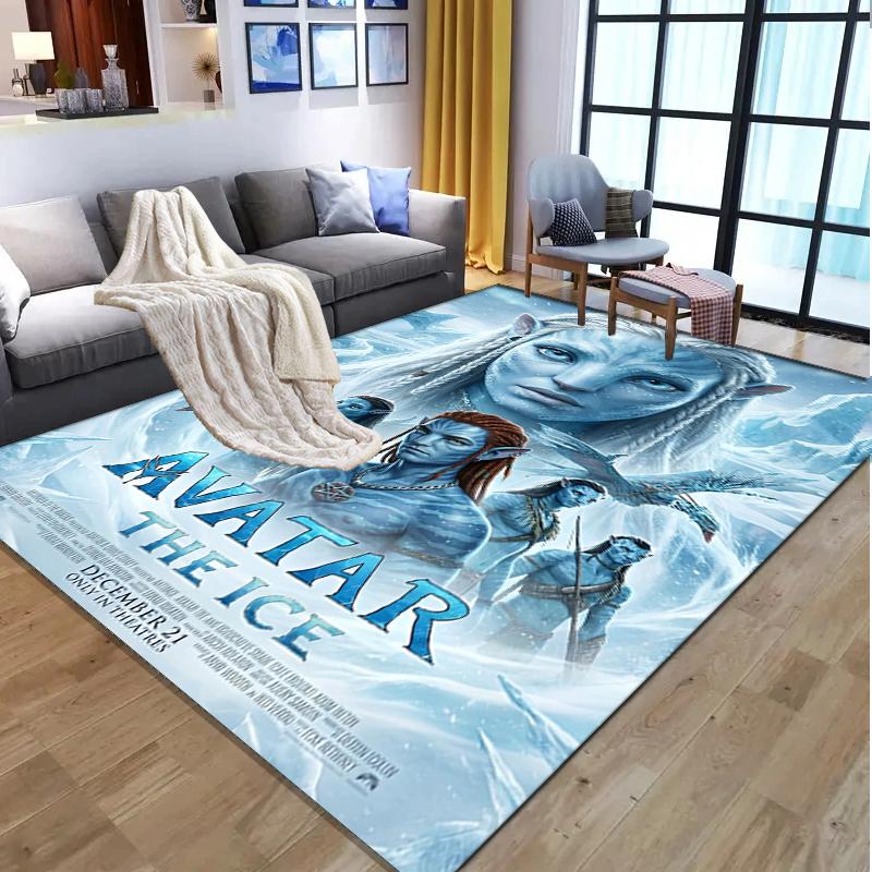 Tappeto con Motivo Avatar, Tappetino da Interno/Esterno, per Picnic, Sala Giochi, Camera da Letto, Ufficio, Soggiorno, Tappeto Decorazione Casa, Regalo di Compleanno