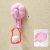 4 Pcs Multifunctional Flowers Suction Cup Hooks No Punch Wall Mounted Hooks  Bathroom