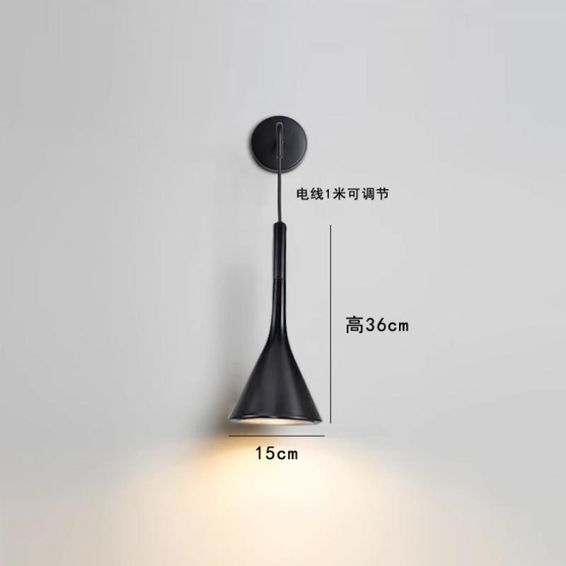 Bedhead Wall Lamp Nordic Living Room Background Wall Lights for Living Room Study Corridor Room Decoration Bedroom Lamp