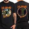 Retro Def Leppard Tour Shirt Def Leppard Rock Tour T-shirt Unisex T-Shirt