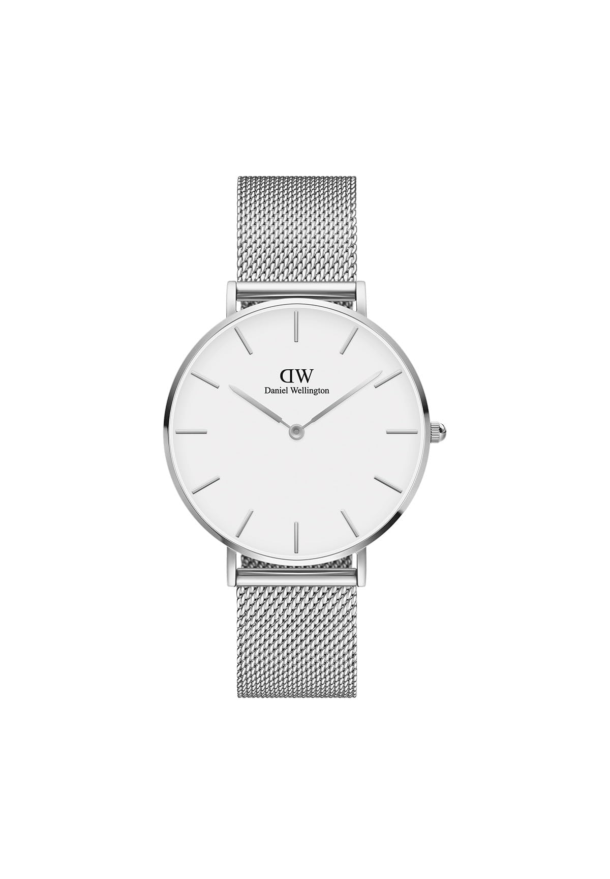 

Год импорта DW Watch Petite Sterling 36 мм Часы Бренд Стильные сетчатые популярные серебристо-белые бойфренд девушка подарок подарок [Daniel Wellington]