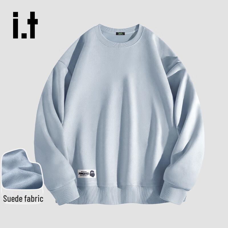 

Fingercroxx Men s 2025 Autumn Suede Fleece Long-Sleeve Sweatshirt 3XL