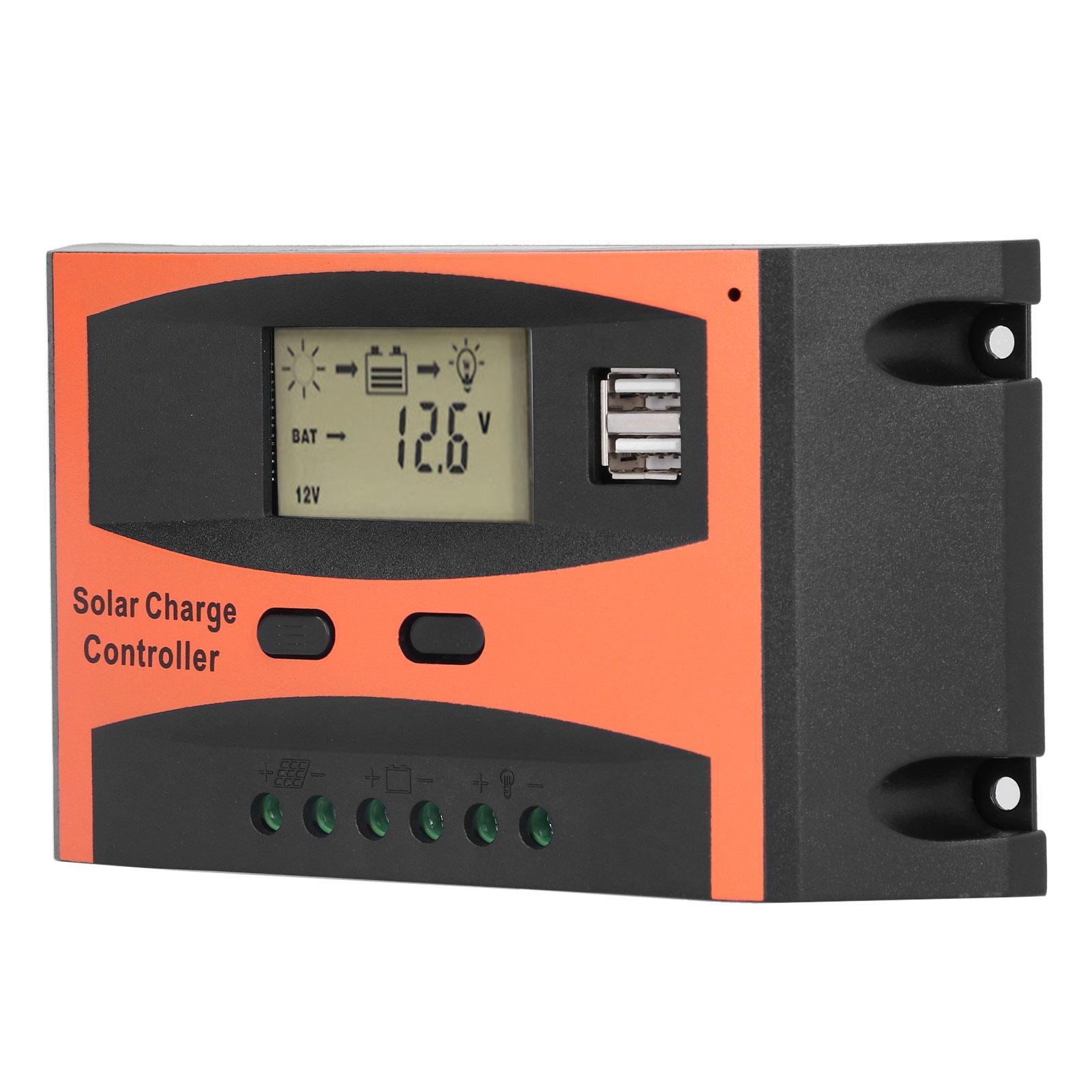 Солнечный контроллер заряда Фотоэлектрический регулятор контроля разряда 12-24В 20А LD2024