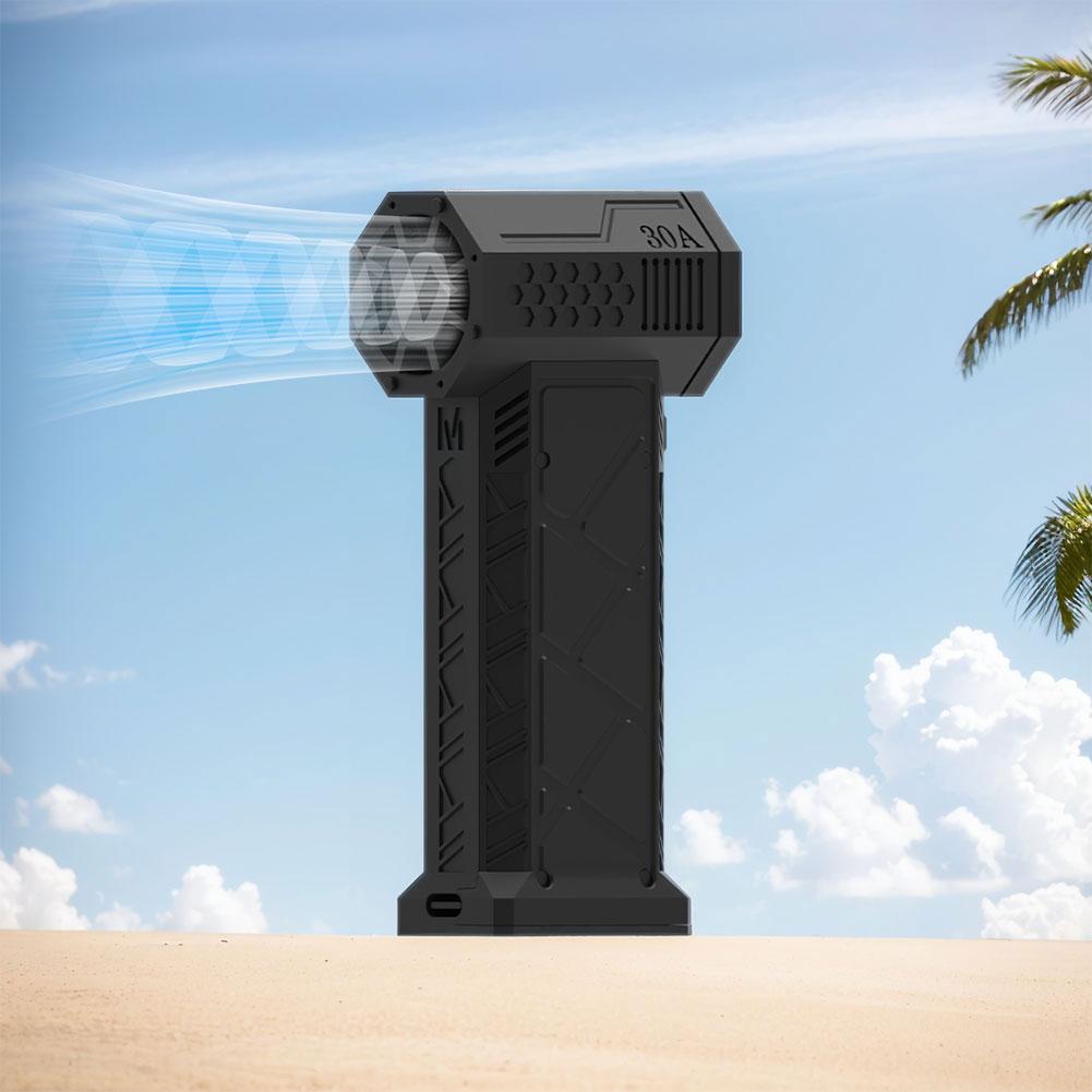 130000RPM Mini Turbo Jet Fan Brushless Motor Turbo Violent Fan USB Rechargeable Air Duster for Computer Keyboard PC Car